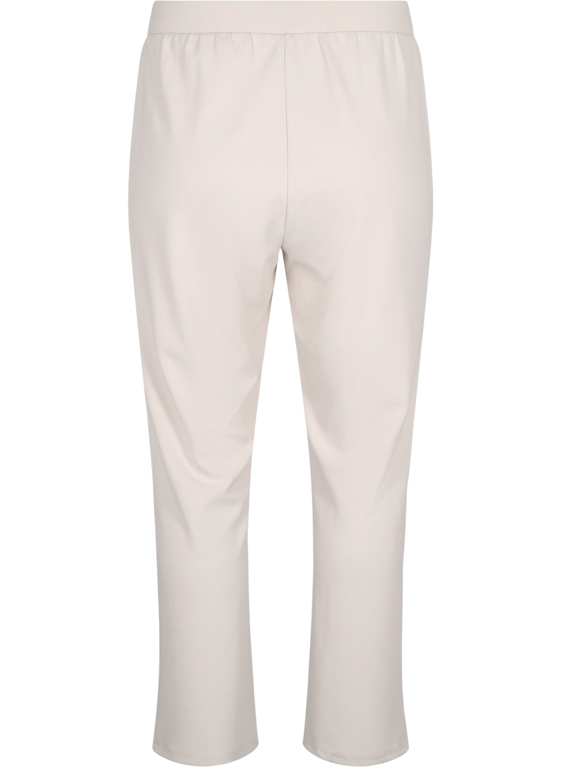 Zizzi FLASH - Hose in Straight Fit, Beige, Packshot image number 1