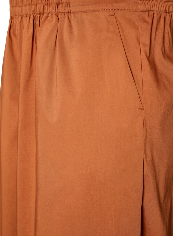 Ballonhose mit Taschen und elastischem Bund, Braun, Packshot image number 2