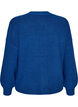 Rippenstrick Strickjacke mit Kn&ouml;pfen, Blau, Packshot image number 1