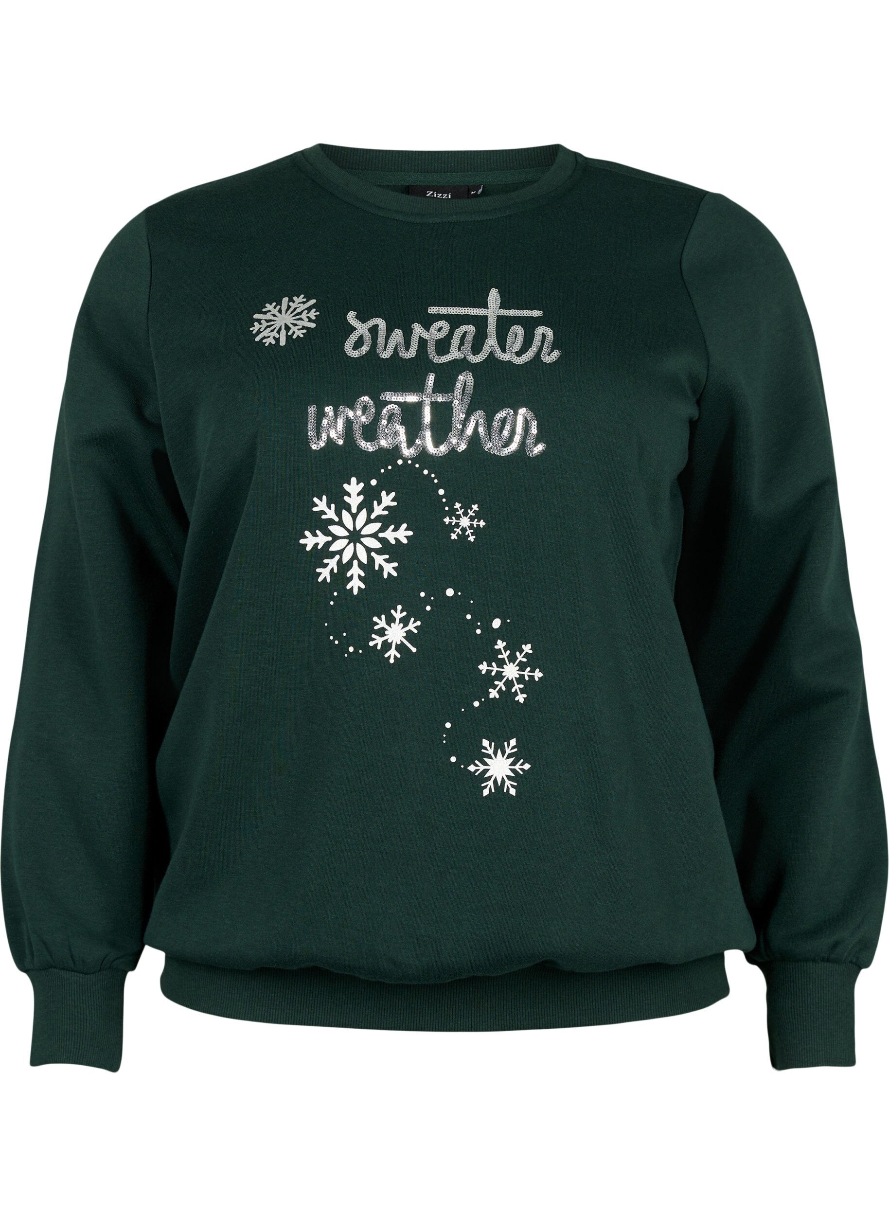 Zizzi Sweatshirt de No&euml;l, Scarab SWEATER, Packshot image number 0