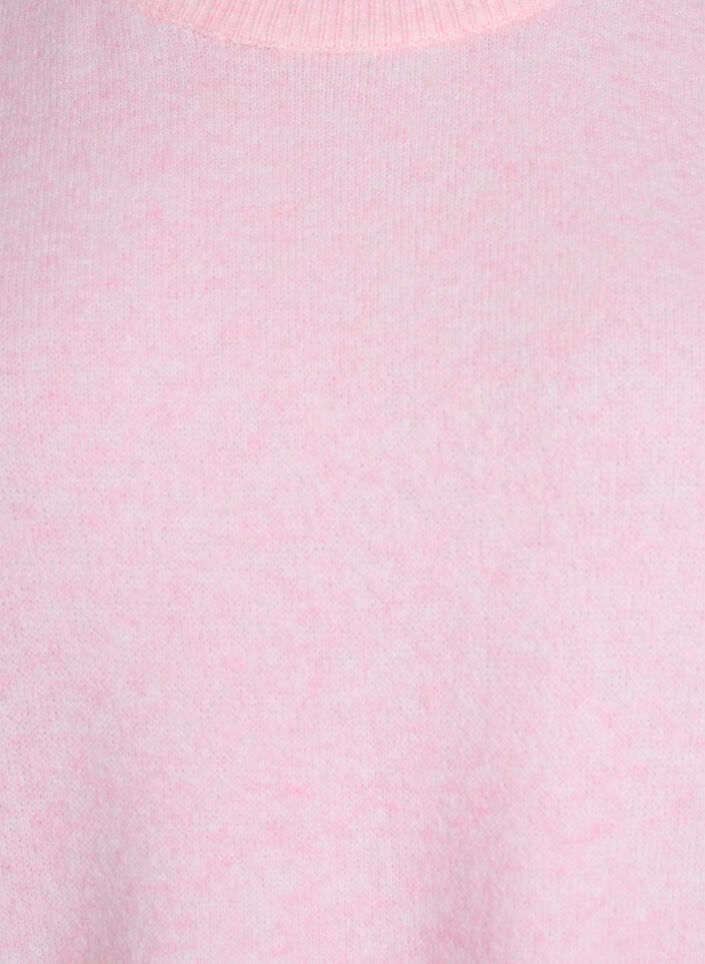 Locker sitzende Strickshirt mit kurzen &Auml;rmeln, Rot, Packshot image number 2