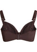 Bikini-BH mit B&uuml;gel und Drapierung, Braun, Packshot image number 1
