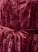 Morgenmantel aus weichem Velours mit Taschen, Rot, Packshot image number 2