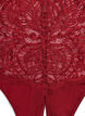 String hipster ouvert taille haute avec dentelle, Rouge, Packshot image number 2