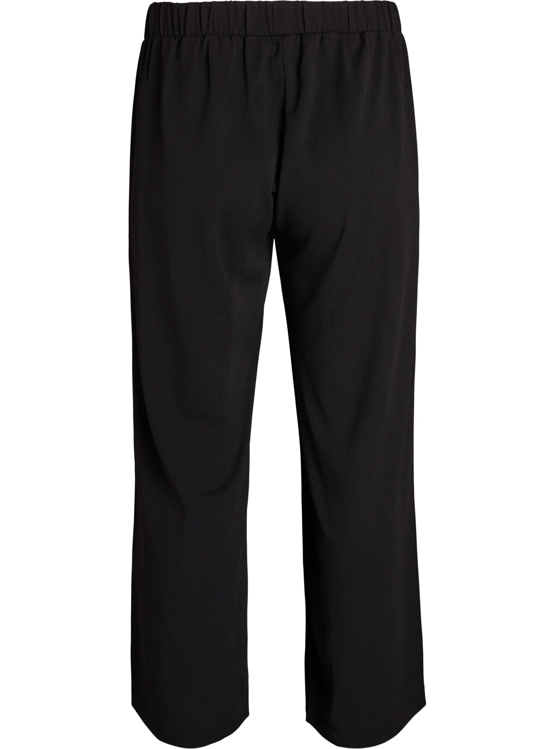 Zizzi FLASH - Pantalon wide-leg, Noir, Packshot image number 1