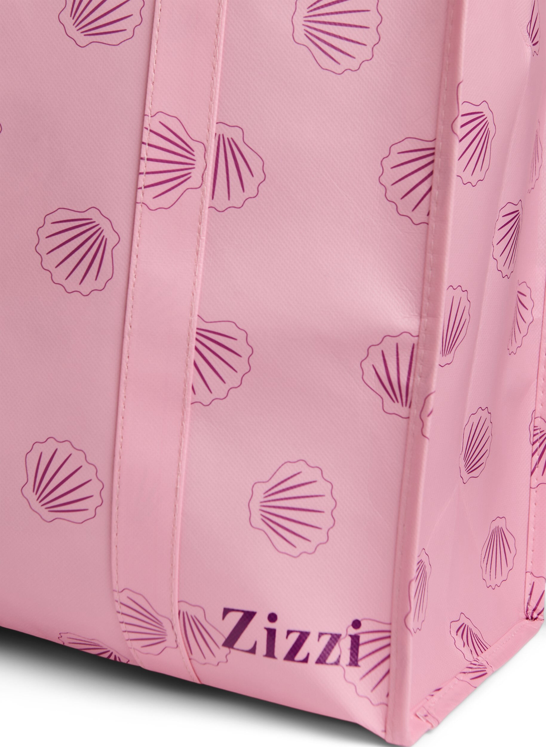 Zizzi Einkaufstasche mit Rei&szlig;verschluss, Pink, Packshot image number 2