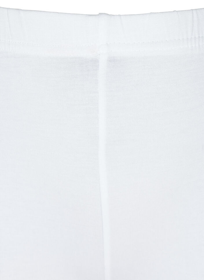 Fahrradshorts mit Spitzensaum, Wei&szlig;, Packshot image number 2