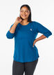 Trainingsshirt mit 3/4-Ärmeln, Blau, Model image number 0
