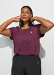 Einfarbiges Trainings-T-Shirt, Rot, Model image number 3