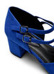 Pumps mit doppelten Riemen, Blau, Packshot image number 3