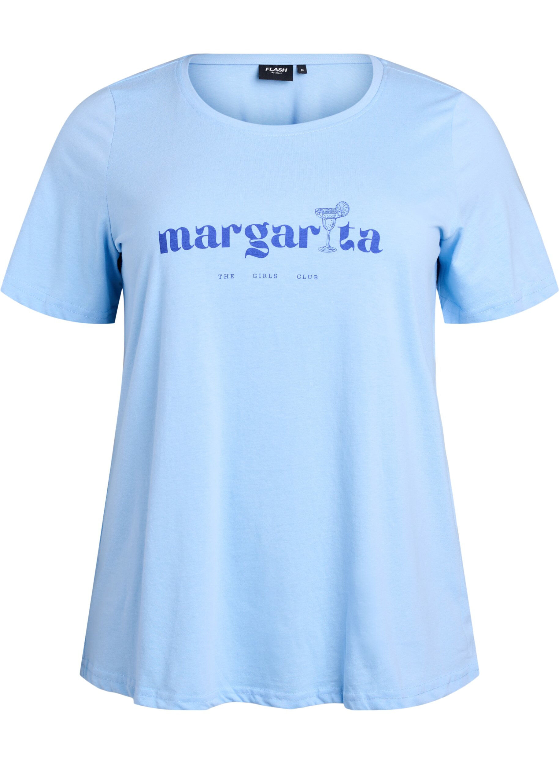 Zizzi FLASH - T-Shirt mit Print, Blau, Packshot image number 0