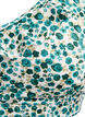 Haut de bikini &agrave; fleurs et &agrave; d&eacute;tails de jabot, Vert, Packshot image number 2