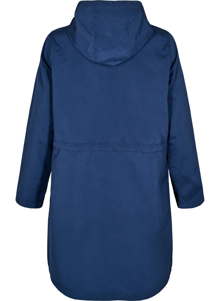 FLASH - Parka hydrofuge à capuche, Bleu, Packshot image number 1