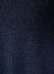 Strickbluse mit V-Ausschnitt und Raglan&auml;rmeln, Blau, Packshot image number 2