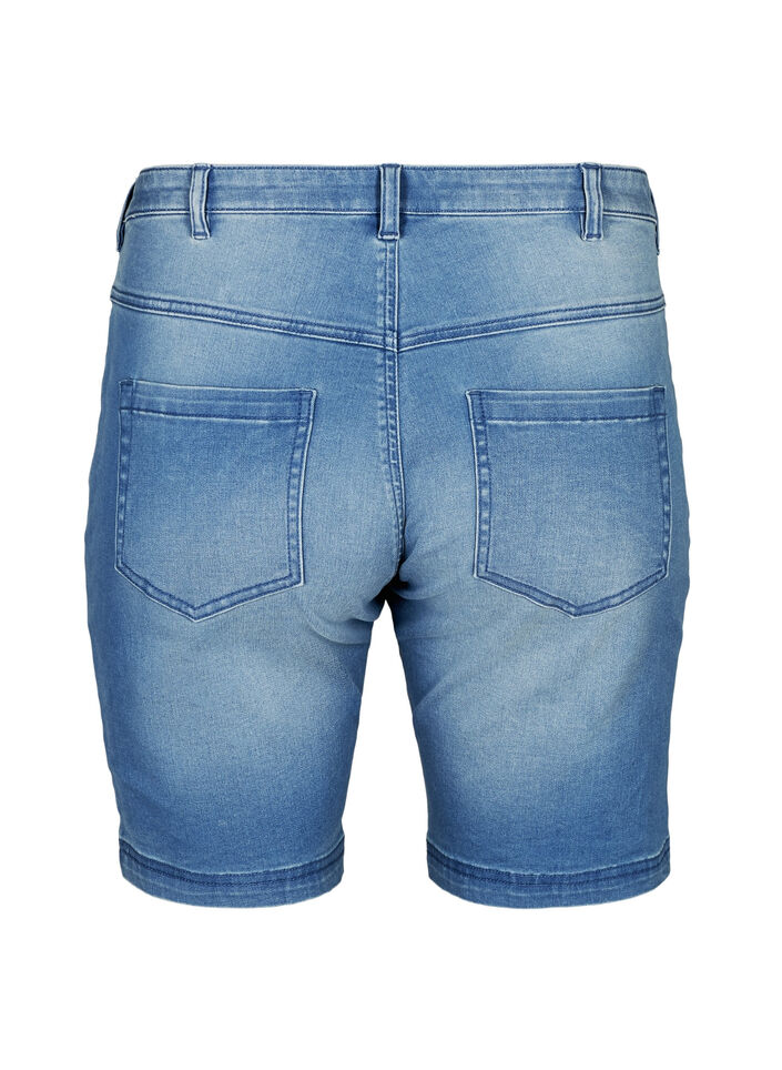 Slim Fit Emily Shorts mit normaler Taille, Blau, Packshot image number 1