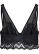 Soutien-gorge en dentelle à armature et maille, Black, Packshot image number 1