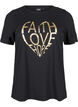 FLASH – T-shirt imprimé, Black Gold Faith, Packshot image number 0