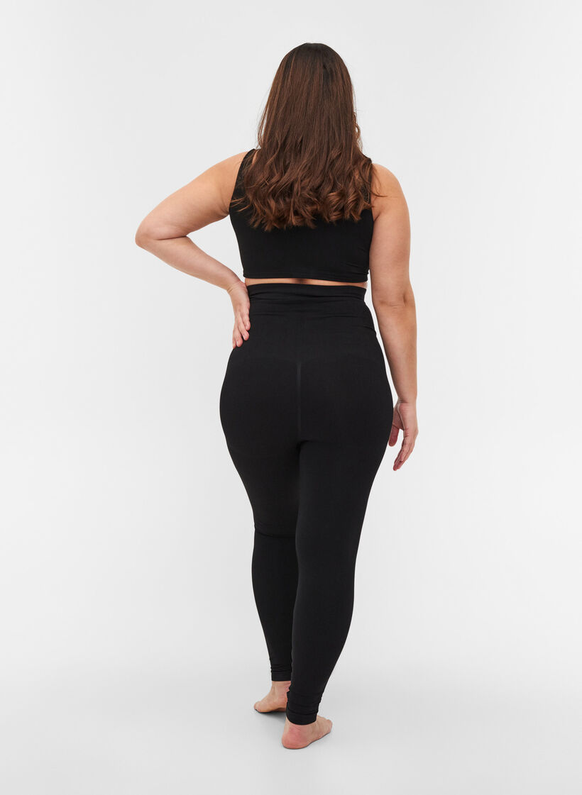 Legging gainant taille haute, Black, Model image number 1