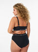 Culotte en coton &agrave; taille r&eacute;guli&egrave;re, Noir, Model image number 1