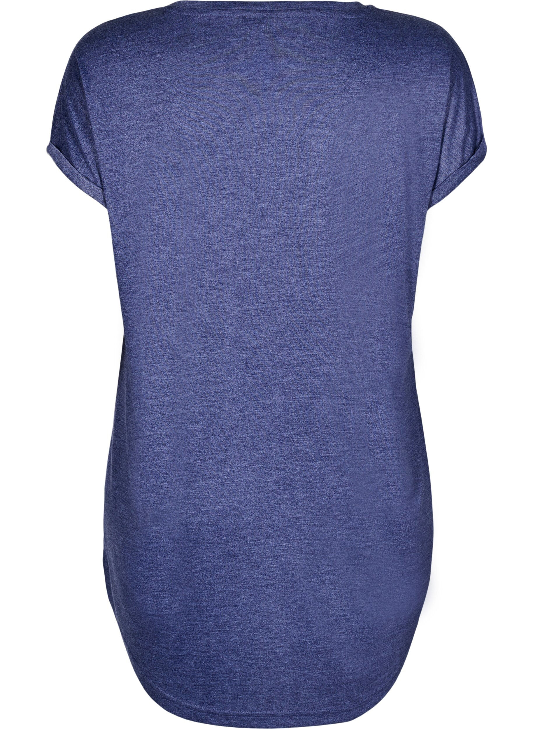 Zizzi Chemise de nuit &agrave; manches courtes avec imprim&eacute; de texte, , Packshot image number 1