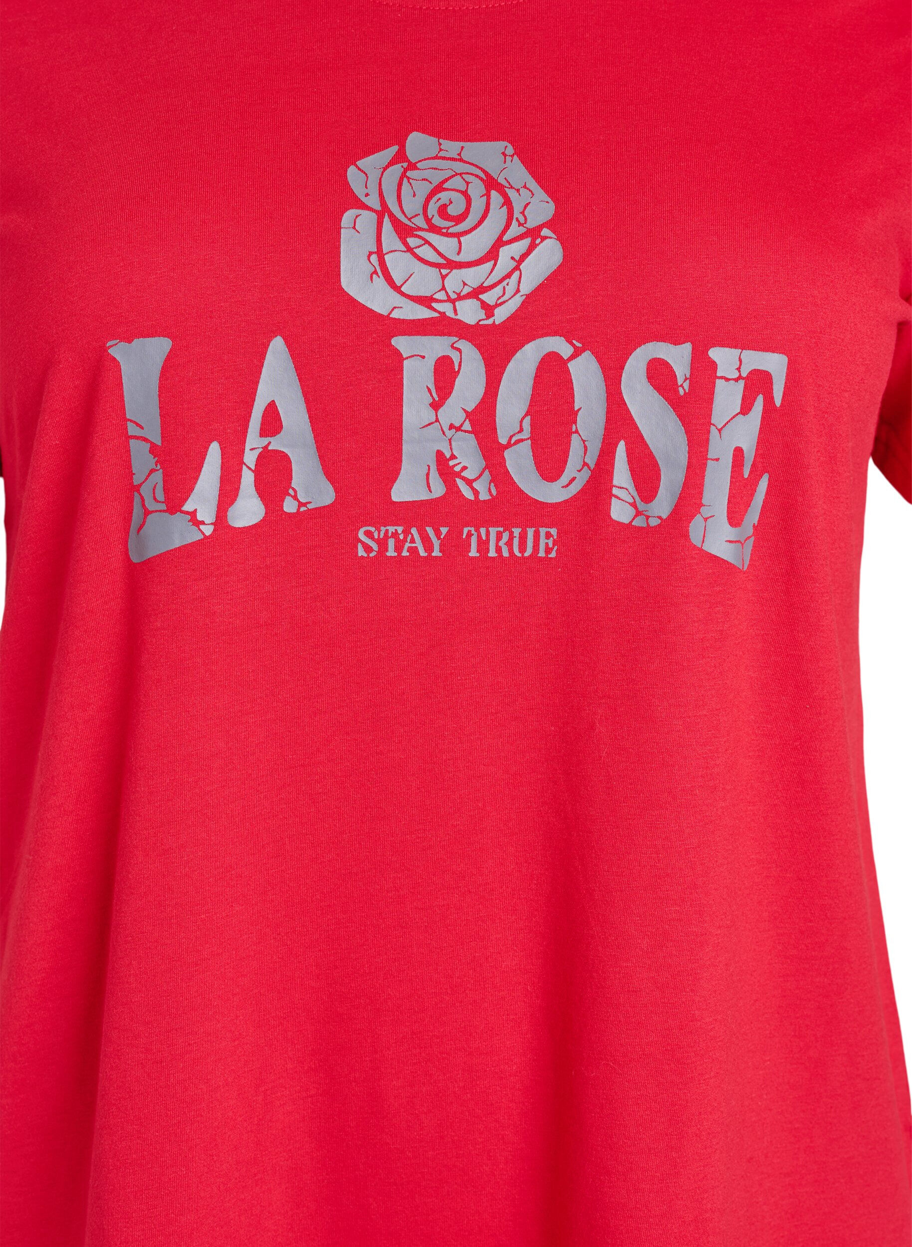 Zizzi FLASH - T-Shirt mit Print, Rot, Packshot image number 2