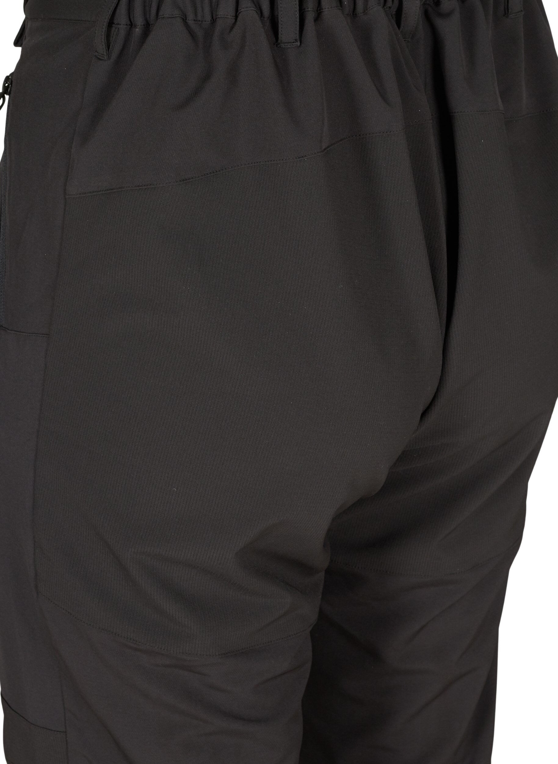 Zizzi Wanderhose mit Taschen, Black, Packshot image number 3