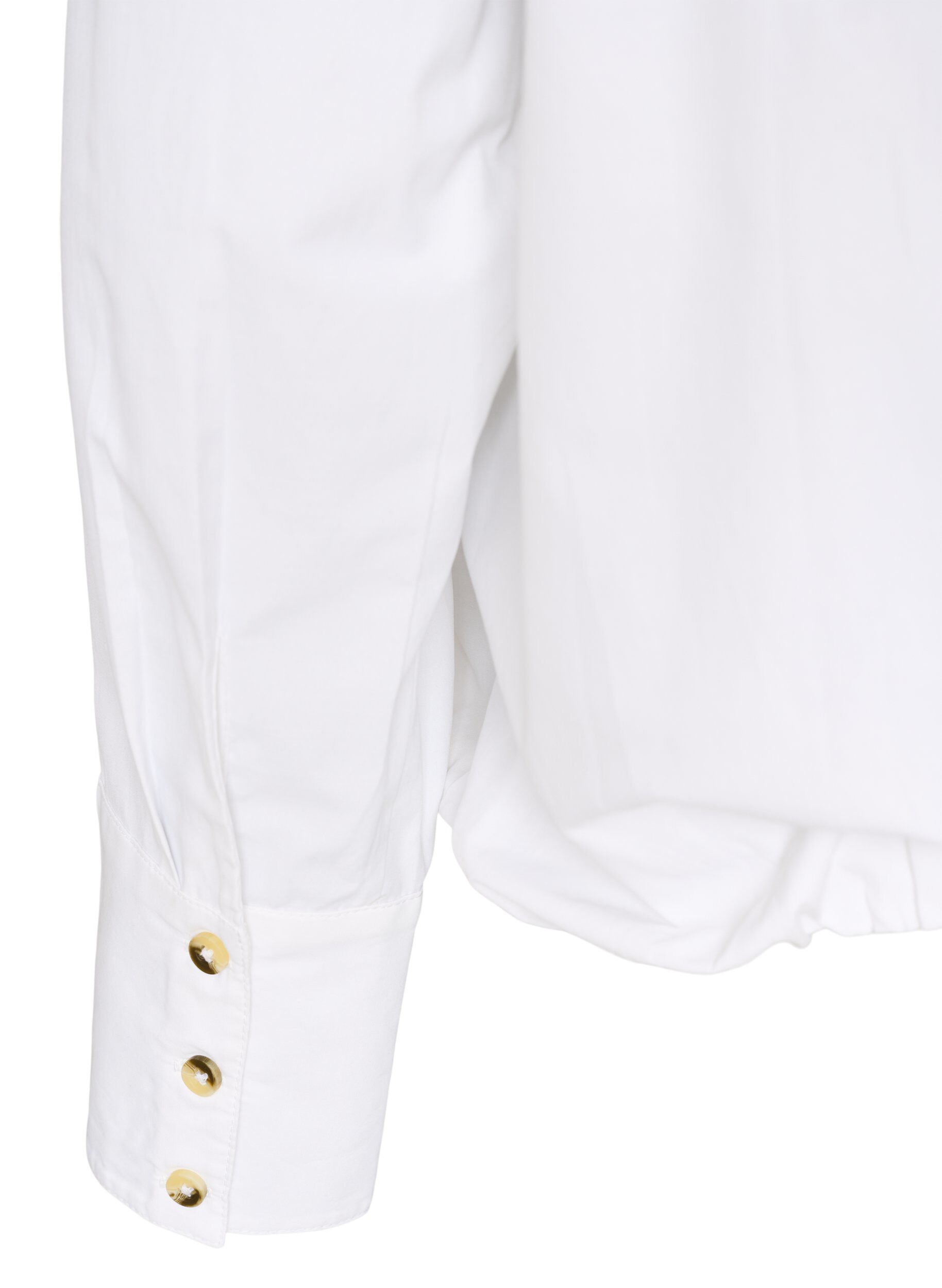 ZizziChemise coupe ballon avec poche poitrine, Blanc, Packshot image number 3