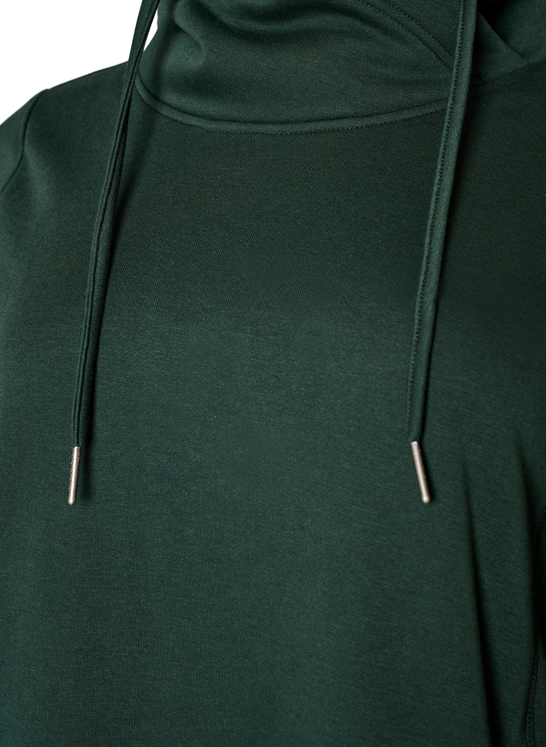 ZizziSweatshirt mit Stehkragen und Taschen, Gr&uuml;n, Packshot image number 2