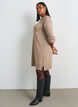 Strickkleid mit Raglan&auml;rmeln und Mittelnaht, Beige, Model image number 3