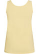 Einfarbiges Basic Top aus Baumwolle, Gelb, Packshot image number 1