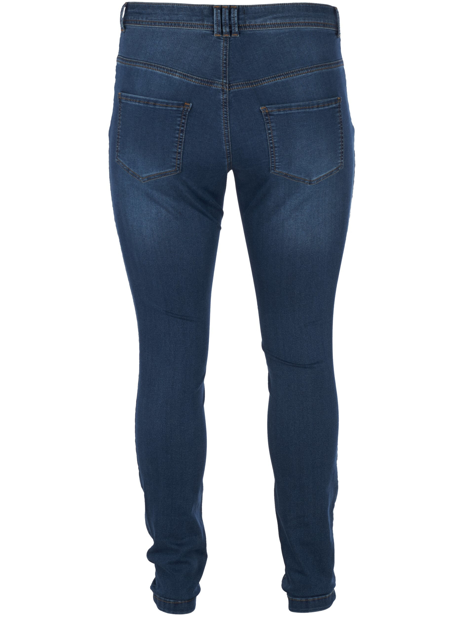 Zizzi Jean Amy super slim &agrave; taille haute, Bleu, Packshot image number 1