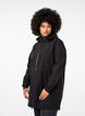 Softshell-Jacke mit abnehmbarer Kapuze, Schwarz, Model image number 0