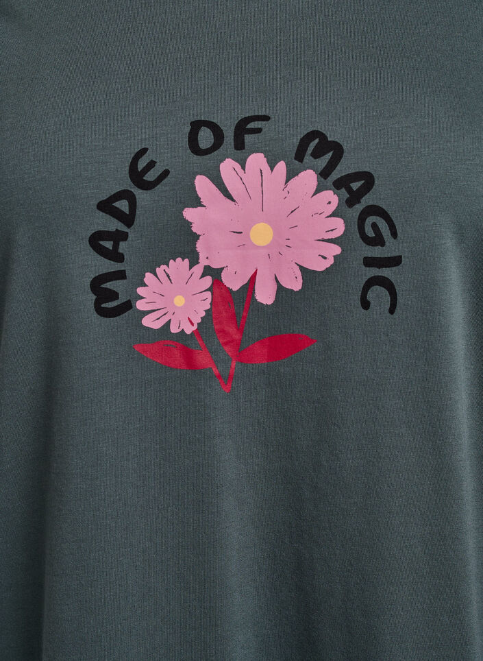 FLASH - T-Shirt mit Print., Gr&uuml;n, Packshot image number 2