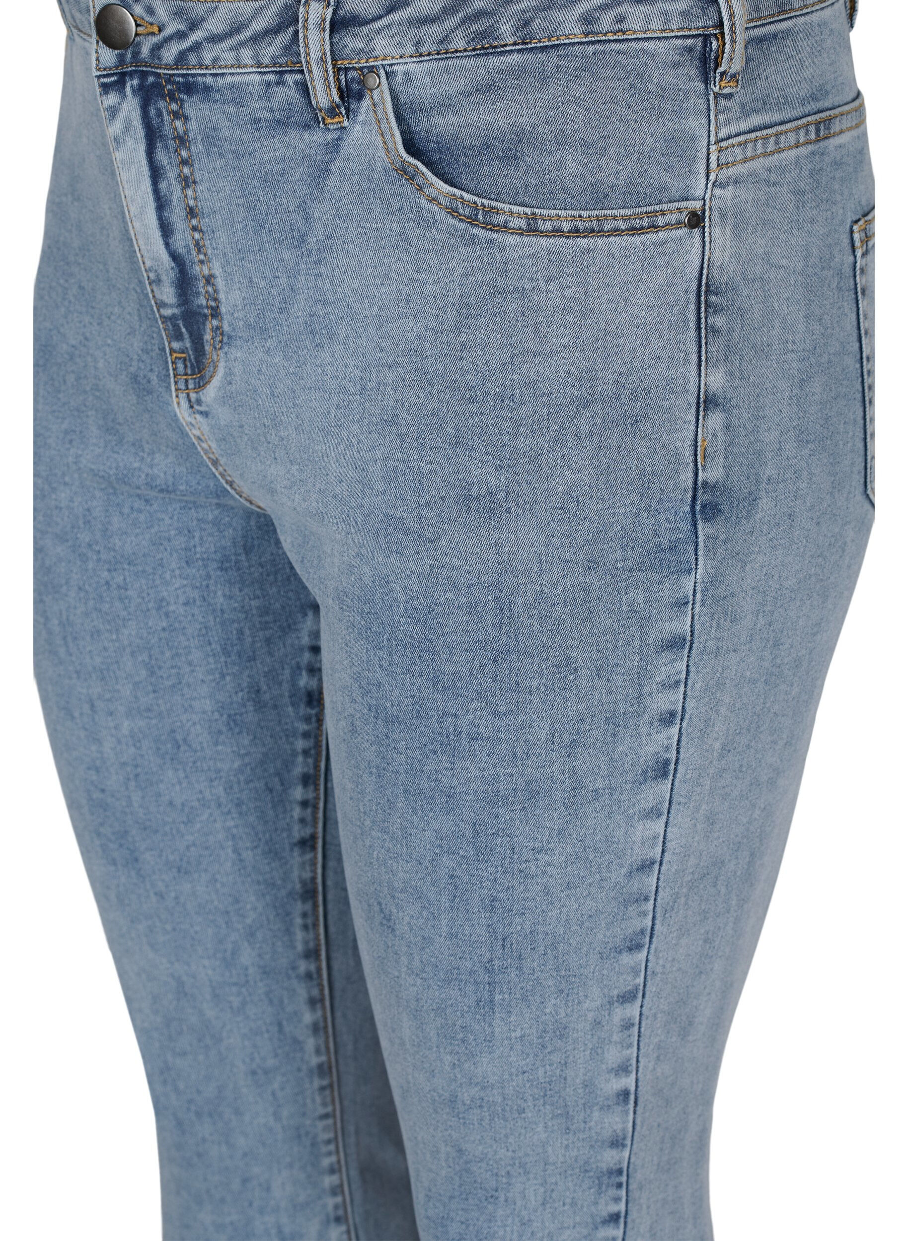 Zizzi Jean Amy avec n&oelig;uds, Light blue, Packshot image number 2