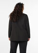 Blazer classique avec fermeture boutonn&eacute;e, Noir, Model image number 2