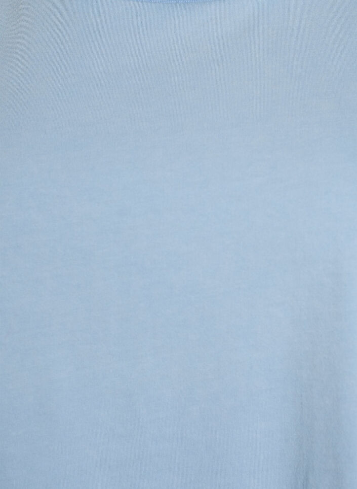 T-shirt graphique en coton bio, Bleu Clair, Packshot image number 2