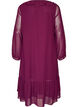 Partykleid mit R&uuml;schendetails und V-Ausschnitt, Rot, Packshot image number 1