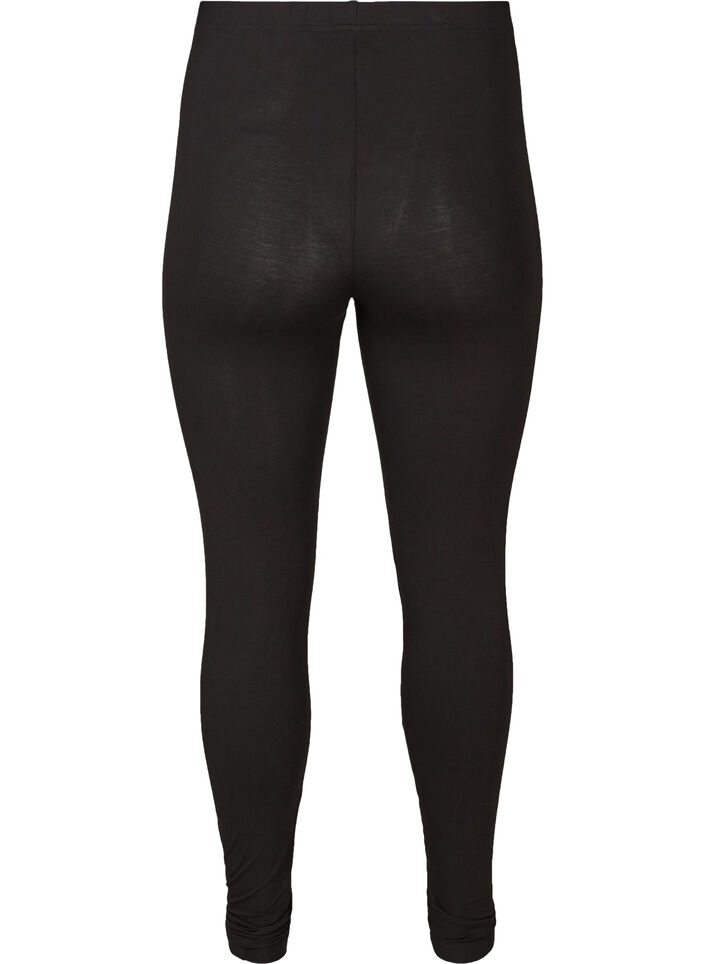 Basic-Leggings aus Viskose, Schwarz, Packshot