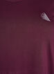 Haut de sport &agrave; manches 3/4, Bordeaux, Packshot image number 2