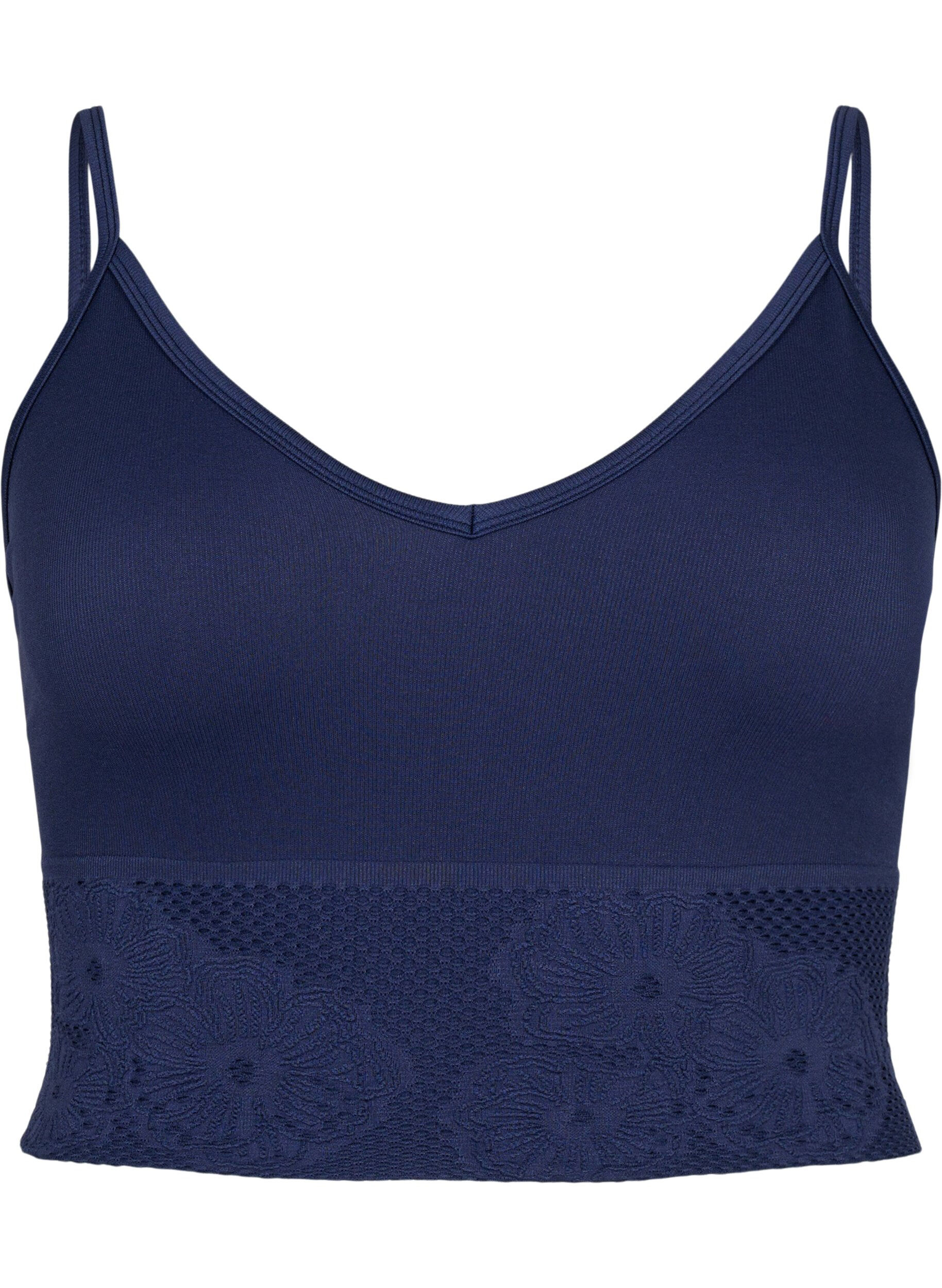 Zizzi Soutien-gorge sans coutures, Peacoat ASS, Packshot image number 0