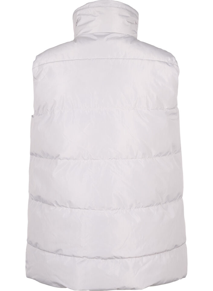 Gilet de sport avec col montant et poches, Pearl Blue, Packshot image number 1