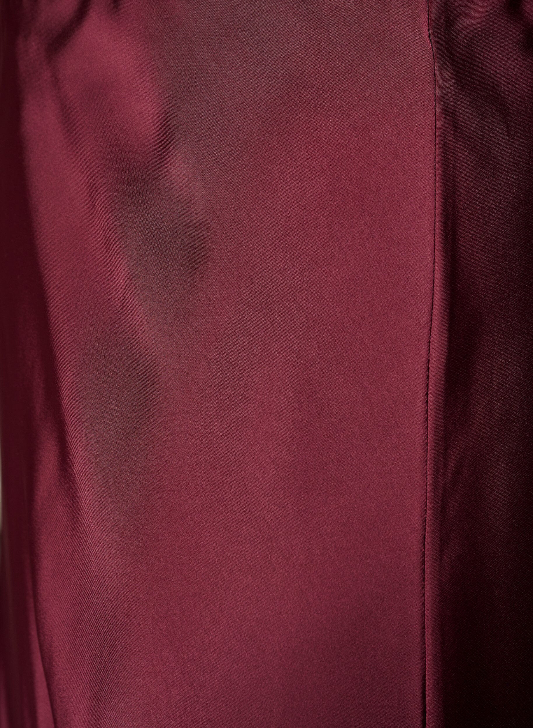 ZizziJupe midi en satin, Bordeaux, Packshot image number 2