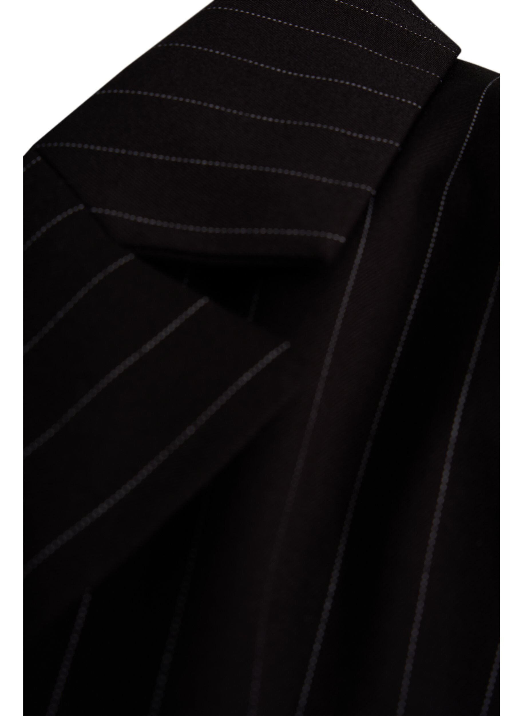 Zizzi Veste &agrave; rayures fines, Black W. Pinstripe, Packshot image number 3