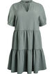 Kurzes A-Linien-Kleid, Gr&uuml;n, Packshot image number 0