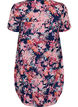 Robe en coton &agrave; manches courtes avec imprim&eacute;, Bleu, Packshot image number 1