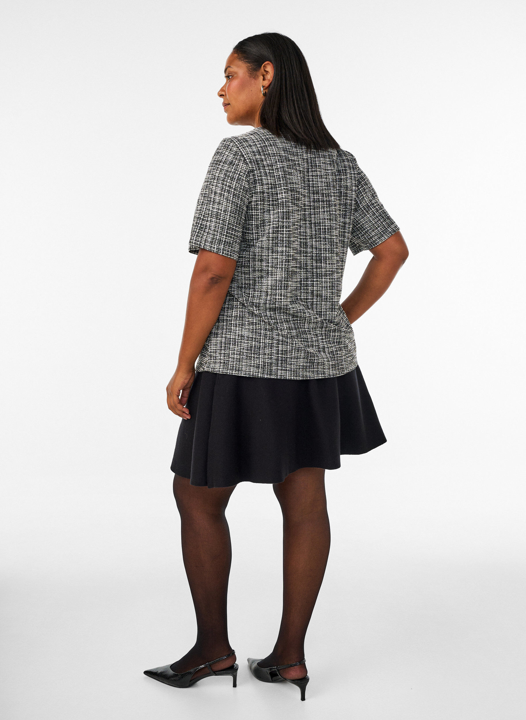 ZizziBlouse avec d&eacute;tail boutonn&eacute;, Vanille, Model image number 2