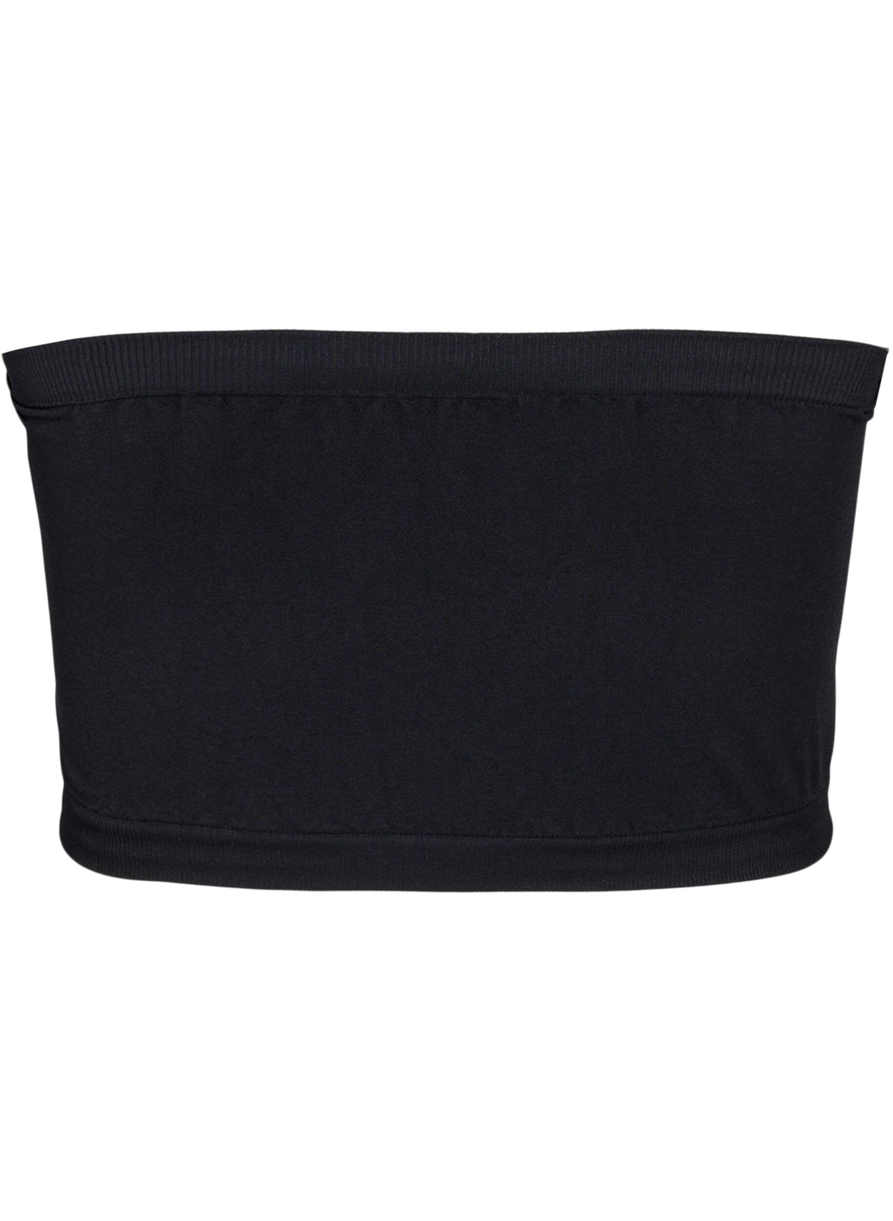 Zizzi Tr&auml;gerloser BH, Schwarz, Packshot image number 1