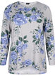  Bluse mit Blumenmuster und langen &Auml;rmeln, Blau, Packshot image number 0