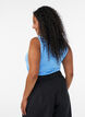 Haut basic uni en coton, Bleu Clair, Model image number 2