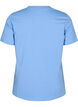 T-shirt basique en coton &agrave; col rond, Bleu Clair, Packshot image number 1